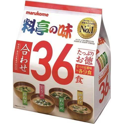 マルコメ たっぷりお徳料亭の味　３６食×３