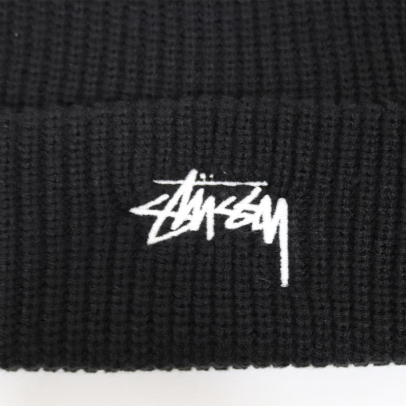 Stussy Australia ニット帽 ステューシー オーストラリア ビーニー ユニセックス Stock Cuff Beanie ブラック ロゴ  キャップ メンズ 正規品 ST796004 [帽子] ユ0 | LINEブランドカタログ