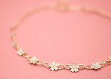 櫻花日本櫻花項鍊 - 日本花項鍊