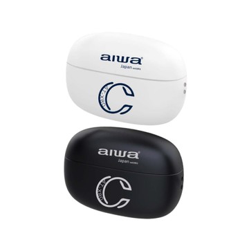 AIWA 愛華 AT-X80C 真無線藍牙耳機-黑/白