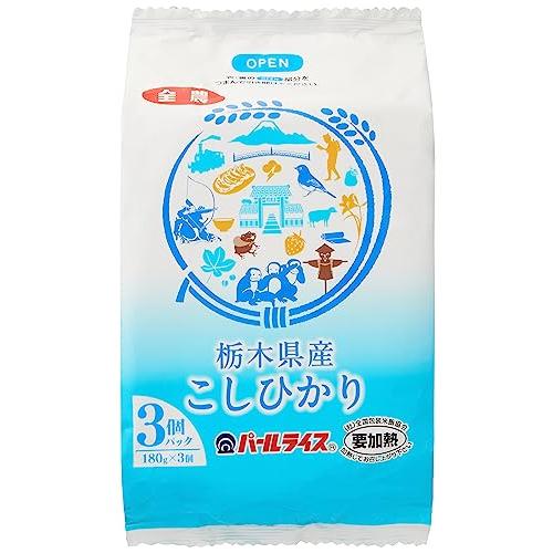 パールライス パックご飯 栃木県産コシヒカリ 180g×24個