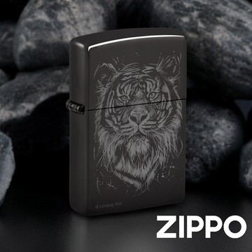 [隔日到貨] ZIPPO 防風打火機 The Big Cat 48935 貼章工藝 美國製 煤油打火機
