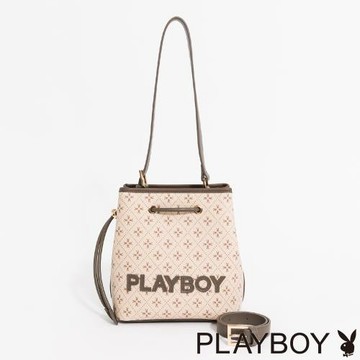 PLAYBOY - 水桶包  ChocoVerse系列 - 咖啡色