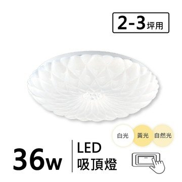 三色變光 36W 造型吸頂燈 F110-19-32577