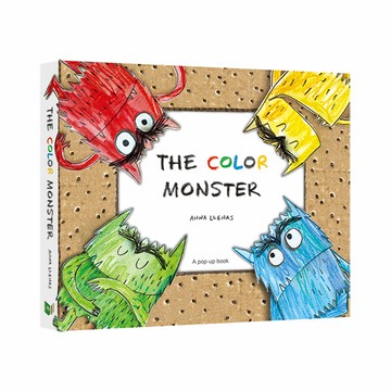 華碩文化 情緒發展立體繪本 The Color Monster