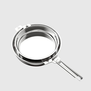 【THANKFUL 膳夫】鋼好鍋系列 - 24cm+28cm 不鏽鋼煎鍋組 (含