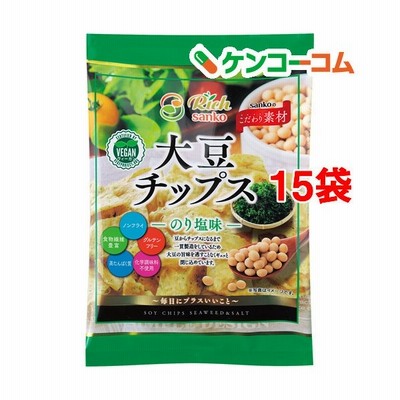 大豆チップスのり塩味 50g サンコー 通販 Lineポイント最大get Lineショッピング