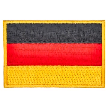 A-ONE 匯旺 德國無字國旗刺繡布貼 8x5cm 聚酯纖維  NO.014A