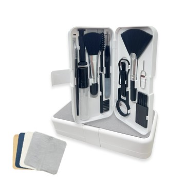 ZIYA 電子產品(手機/平板/耳機/鍵盤/筆電/手錶)清潔工具組合 18in1 麗潔款 贈拋光清潔布