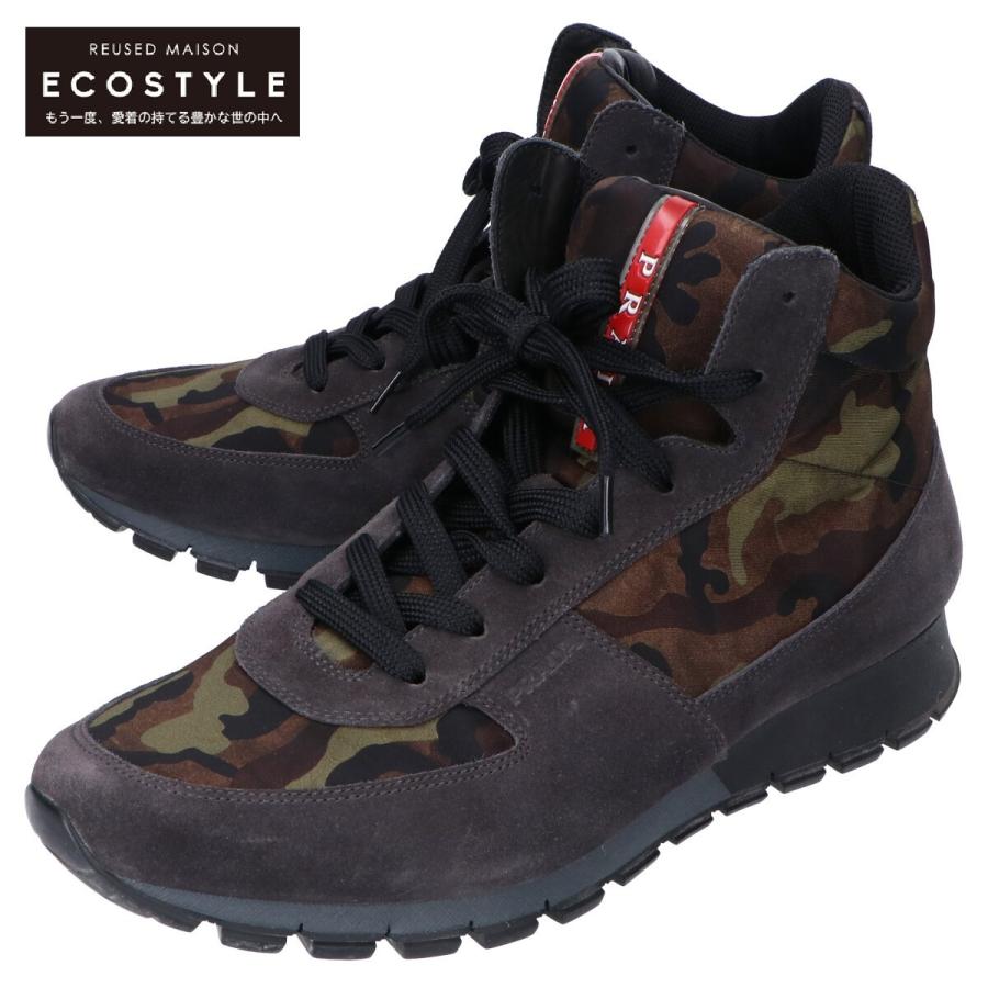 美品 PRADA SPORT プラダスポーツ 4T2790 カモフラージュ柄ナイロン  