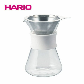 《HARIO》SIMPLY 金屬濾網手沖組 S-GCM-40-W