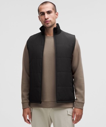 Water-Repellent Full-Zip Sweater Vest Size XS