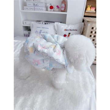 寵物衣服蝴蝶結可牽引棉服狗狗貓咪馬甲夾棉加絨保暖比熊泰迪博美