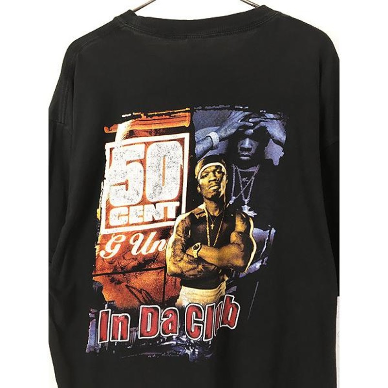 50 Cent「In Da Club」 両面 ヒップホップ 50セント ラップT - Tシャツ ...