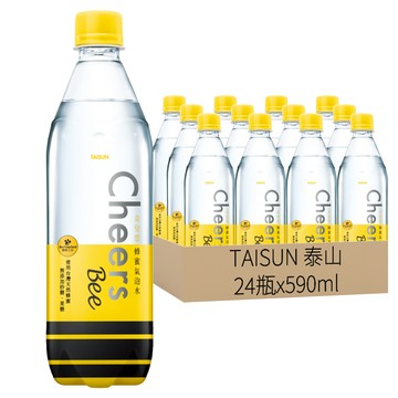 泰山 Cheers BEE 蜂蜜氣泡水 24瓶  590ml