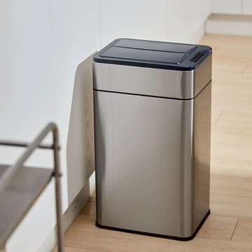 美國 ELPHECO 不鏽鋼雙開除臭感應垃圾桶 ELPH5534U (50L)