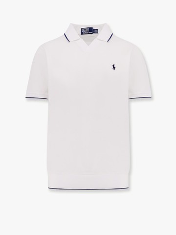 Cotton polo shirt with logo embroidery - POLO RALPH LAUREN - gender_Man