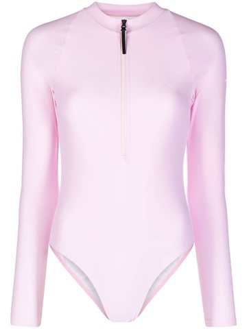 Perfect Moment - Half Zip Spring Suit - women - Polyamide/Polyester/Spandex/Elastane/Elastane - L - Pink