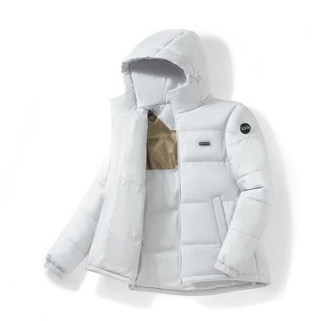 熱導石墨烯連帽羽絲絨衣(雲霧灰 中性M-5XL)