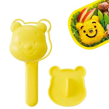 日本 SKATER - 3D飯糰壓模組-維尼