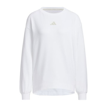 Adidas Word Swt Crew JN9965 女 長袖上衣 休閒長袖 舒適 穿搭 白