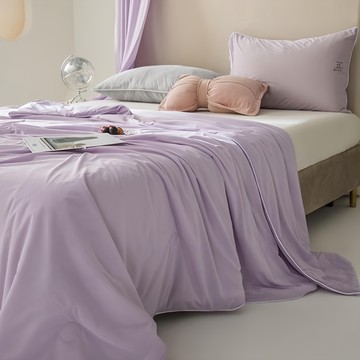 極凍冰冰被，涼感絲，抑菌羽絲棉，150X200/200X230  200 x 150cm  丁香紫