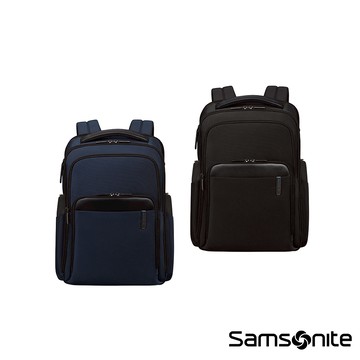 Samsonite新秀麗 EVOSIGHT 商務質感拼接多功能大容量筆電後背包/通勤包/雙肩包/電腦包14.1吋(多色可選)