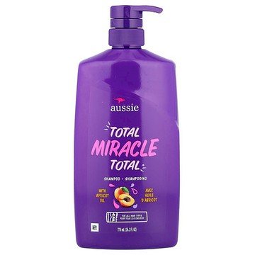 Aussie, Total Miracle，7 合 1 洗髮水，含杏和澳洲堅果油，26.2 液液量盎司（778 毫升）