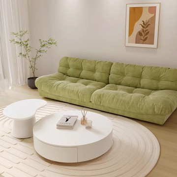 完美主義│簡瀾 簡約純色方圓茶几組【S0110】