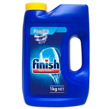 finish 洗碗機專用 強力洗滌粉劑洗碗粉 1kg/罐(平輸/雙倍酵素洗碗粉/強效去油去漬/全機型適用)
