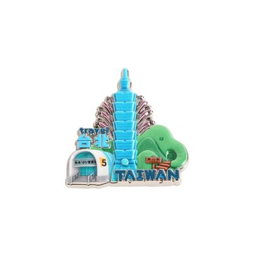 台灣旅遊地標磁鐵 - 台北 101 款