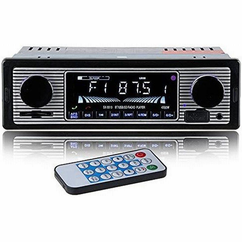 Towoto 自動車ラジオ Bluetooth 車音響 カーオーディオ ステレオ プレーヤー リモコン付き 1 Din 12v 通販 Lineポイント最大get Lineショッピング