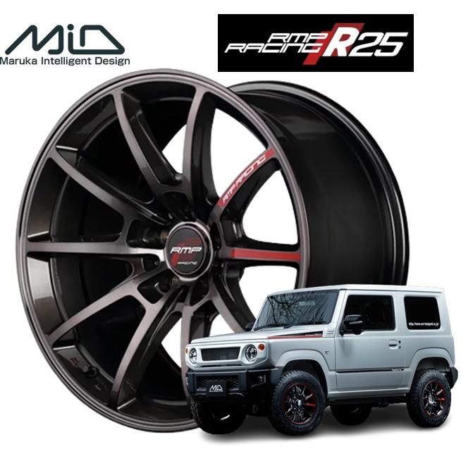 MID ウ〜ン RACING/R10 CX-30 DM系 アルミホイール2本セット【18