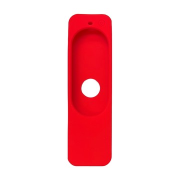 ZIYA Apple TV Siri Remote 第2/3代遙控器 矽膠保護套 圖騰款 艷麗紅色 防摔耐磨  1個
