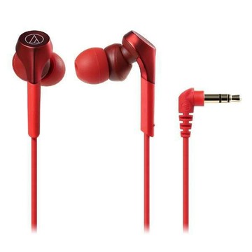 audio-technica ATH-CKS550X 紅 動圈型重低音 耳塞式耳機
