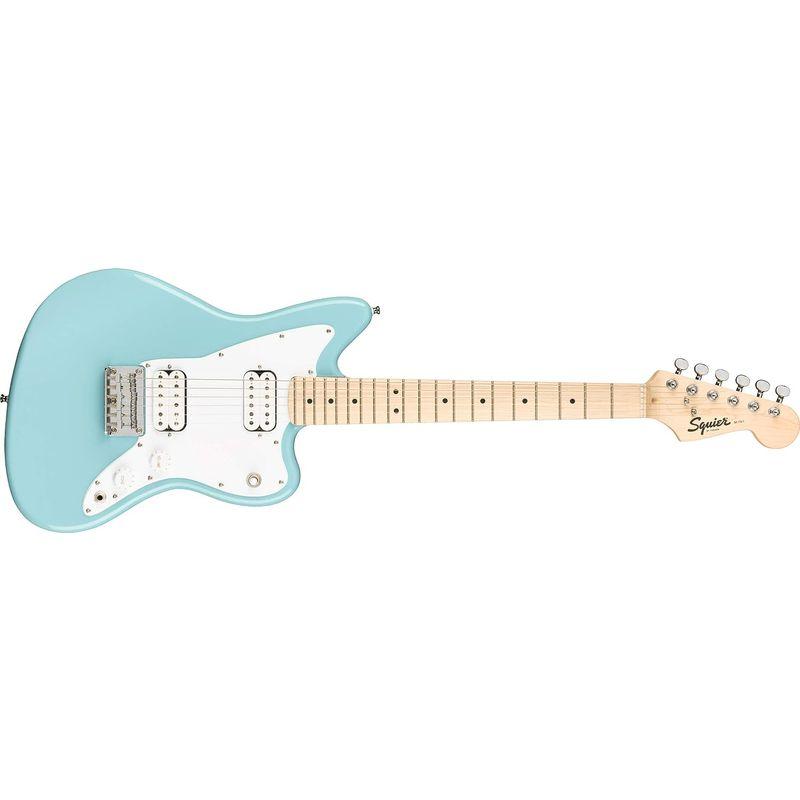 エレキギター Squier Mini Jazzmaster? HH, Maple Fingerboard, Daphne Blue ソフトケ