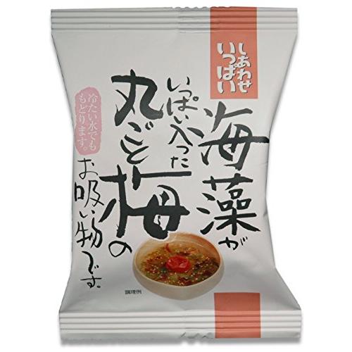 コスモス食品 化学調味料無添加 海藻がいっぱい入った丸ごと梅のお吸い物6.1g×10袋