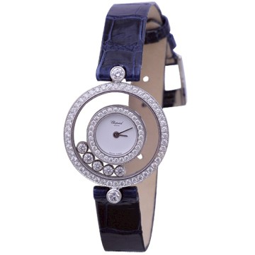 CHOPARD 蕭邦 HAPPY DIAMONDS系列  快樂鑽石 圓形經典款