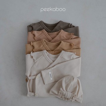 peekaboo Becky蝴蝶擁抱新生兒套裝【現貨+預購】新生兒衣服 寶寶衣服 嬰兒衣服 寶寶套裝 嬰兒帽子 韓國童裝