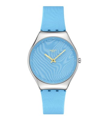 【swatch】IRIDESCENTLY BLUE 手錶 男錶/女錶/瑞士製造 SYXS164 (38mm)