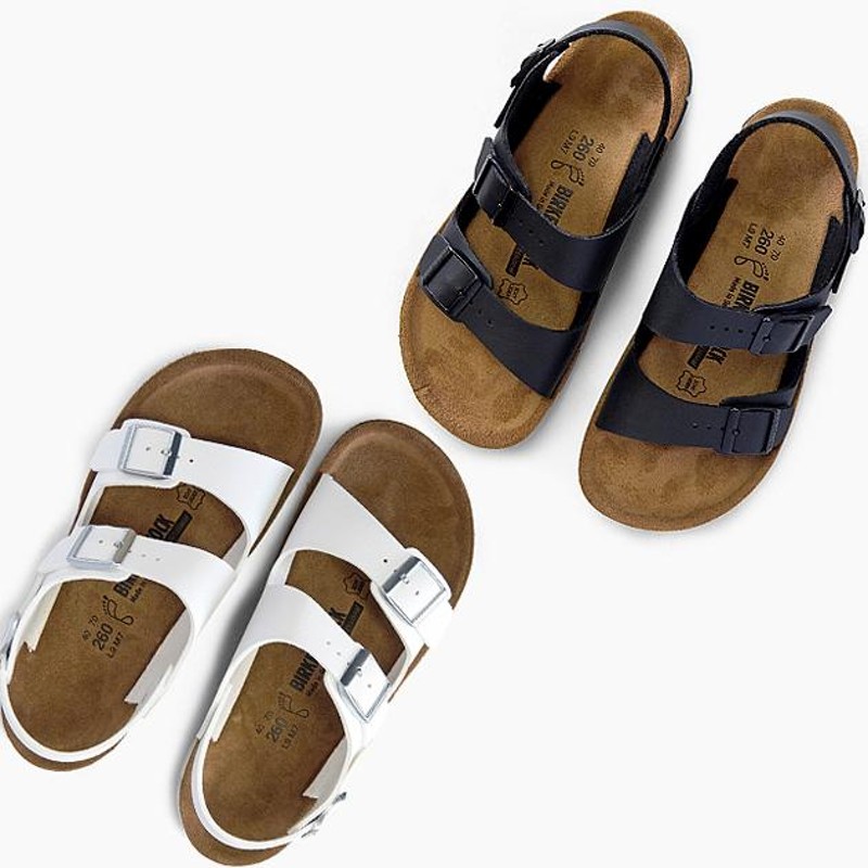 BIRKENSTOCK ビルケンシュトック KANO カノ メンズ 黒 白 普通幅