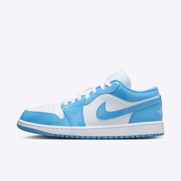 Nike Air Jordan 1 Low SE [FZ2138-114] 男 休閒鞋 運動 喬丹 低筒 漆皮 北卡藍