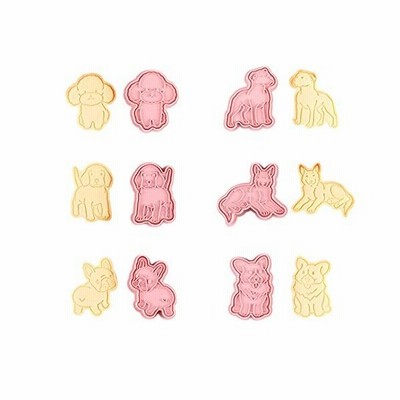 クッキー型 動物 6個セット 可愛い クッキーカッター プラスチック クッキー抜型 製菓道具 お菓子作り 抜き型 手作り プレゼント 恐竜 通販 Lineポイント最大get Lineショッピング