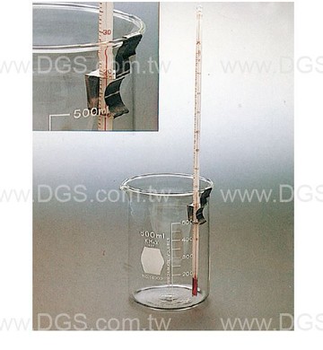 《台製》 溫度計夾 不鏽鋼製 Thermometer Holder for Beaker, S.S