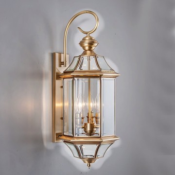 銅製庭園景觀壁燈 B216-79-0541