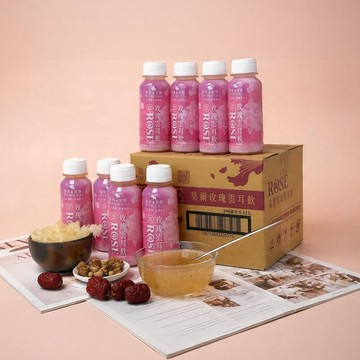 莫爾‧玫瑰雲耳飲 290ml (12入)|伴手禮首選|養生飲品|全素|養生