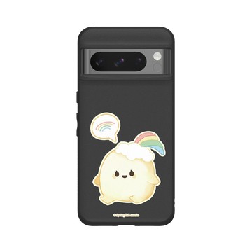 Pixel 8 Pro SolidSuit 黑 - 瑟拉斯蒂歐 - 白白虹 - 精神體小布丁白比手機殼殼