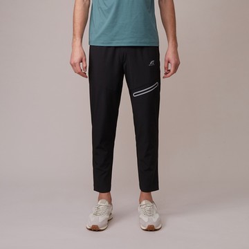 GIORDANO 男裝3M吸濕排汗休閒褲 G-MOTION系列 - 09 標誌黑