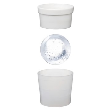 like-it 日本製圓形冰塊制冰器  7.5 x 7.5cm  白色  1個