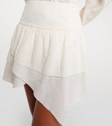 Marant Etoile Dejha cotton and linen-blend miniskirt